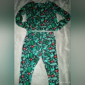 Toddler 2 piece winter holiday pajamas